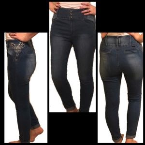 Lamasini Denim Sequence Jeans